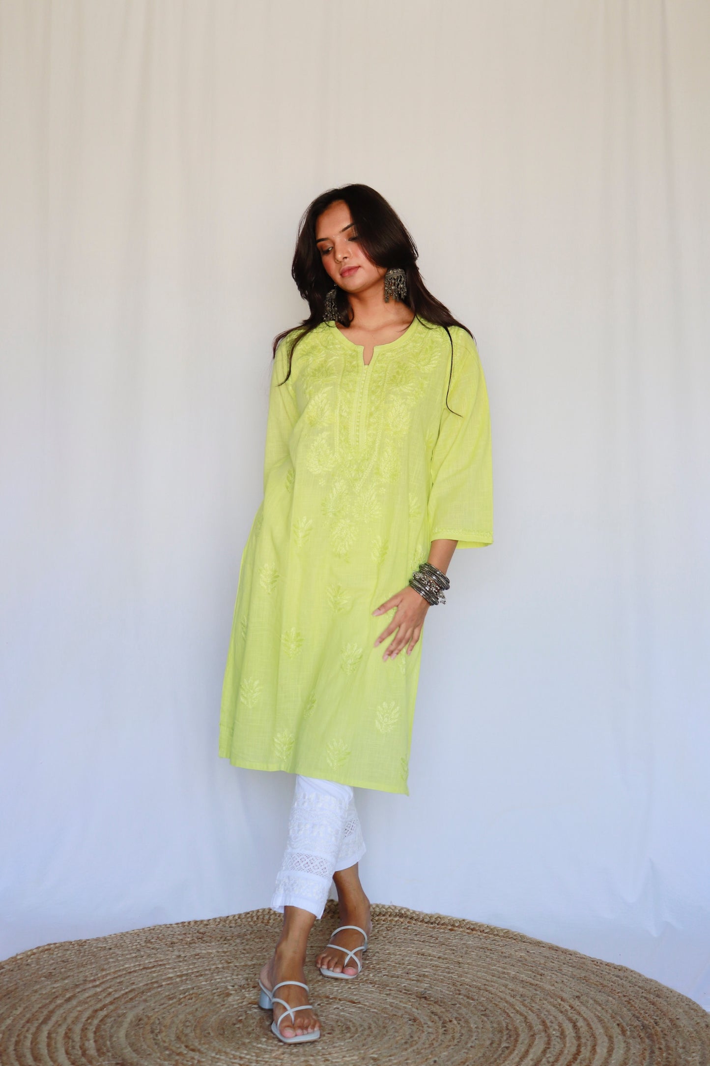 Adriti linen kurta