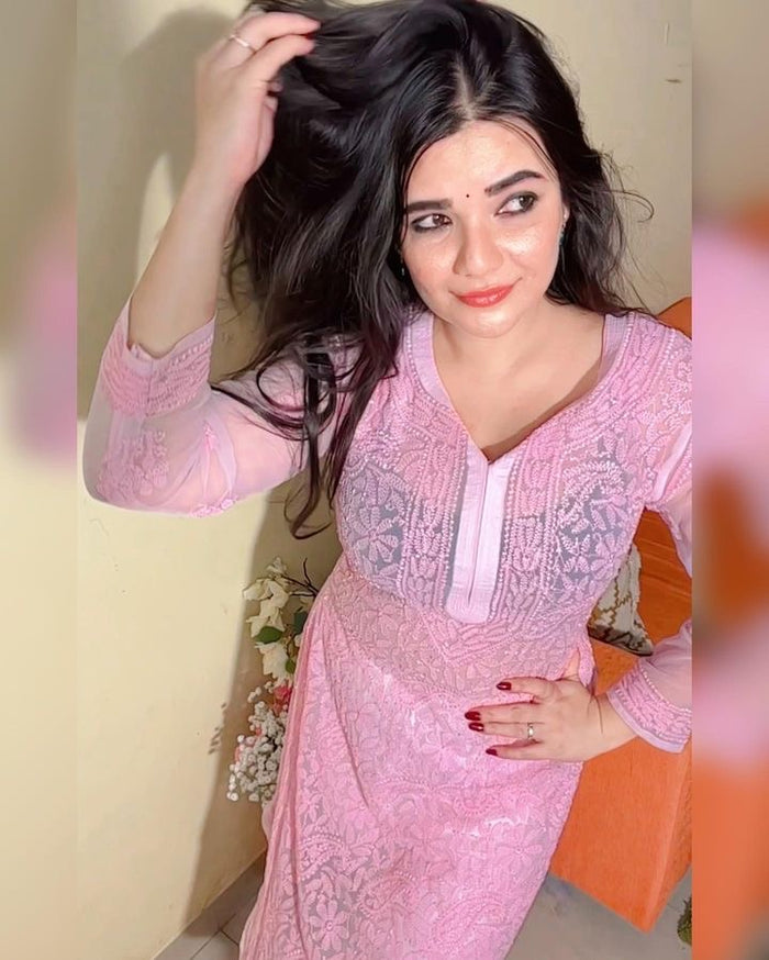 Sanya Resham jaal Kurti