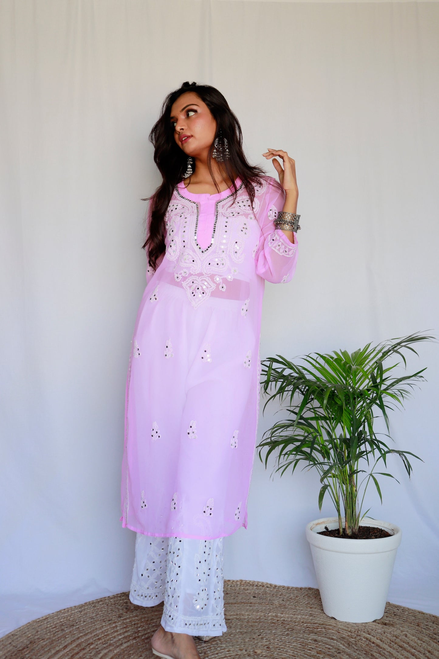 Aafreen mirror kurti