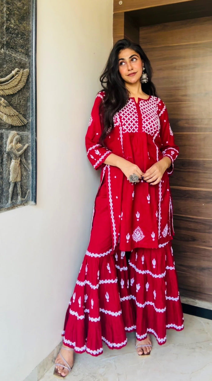 Rabia gharara set