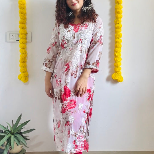 Jasmine Floral kurta