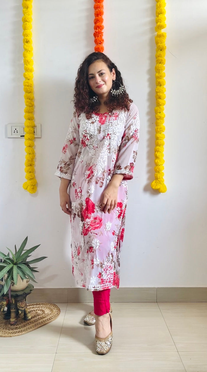 Jasmine Floral kurta