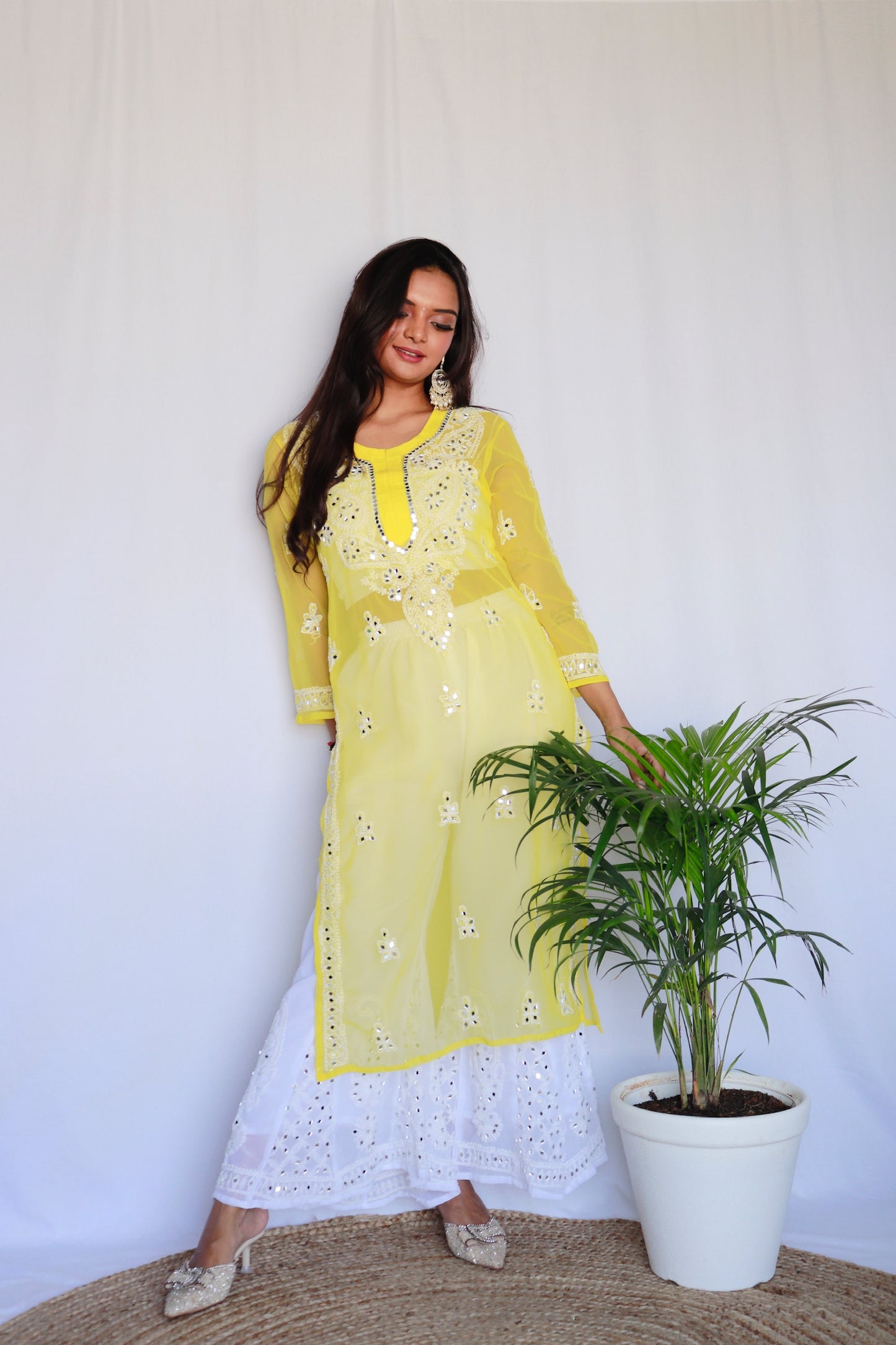 Aafreen mirror kurti