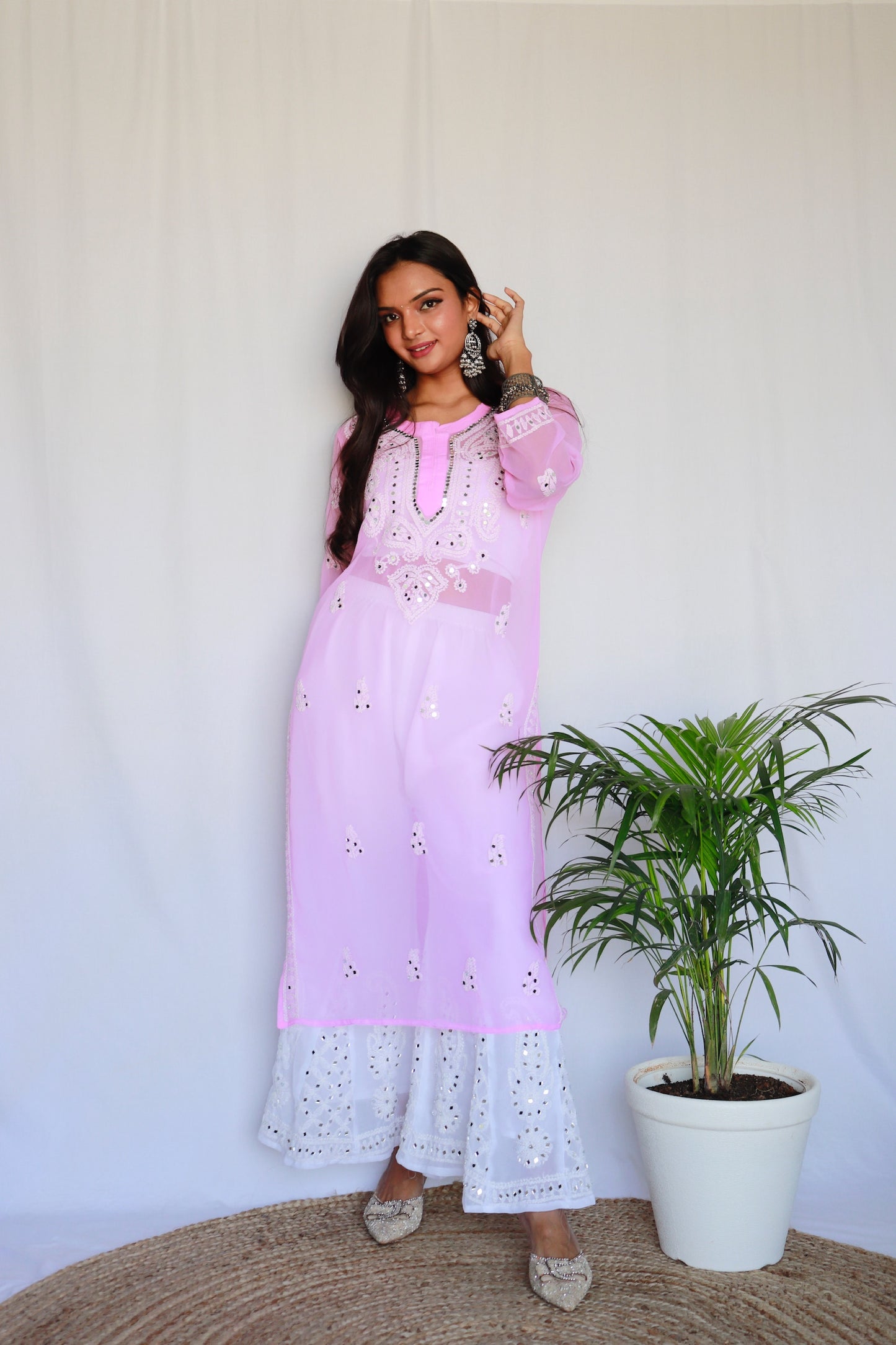 Aafreen mirror kurti