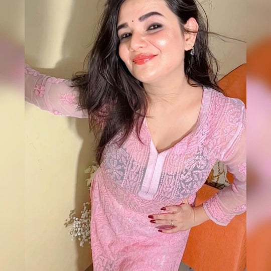 Sanya Resham jaal Kurti