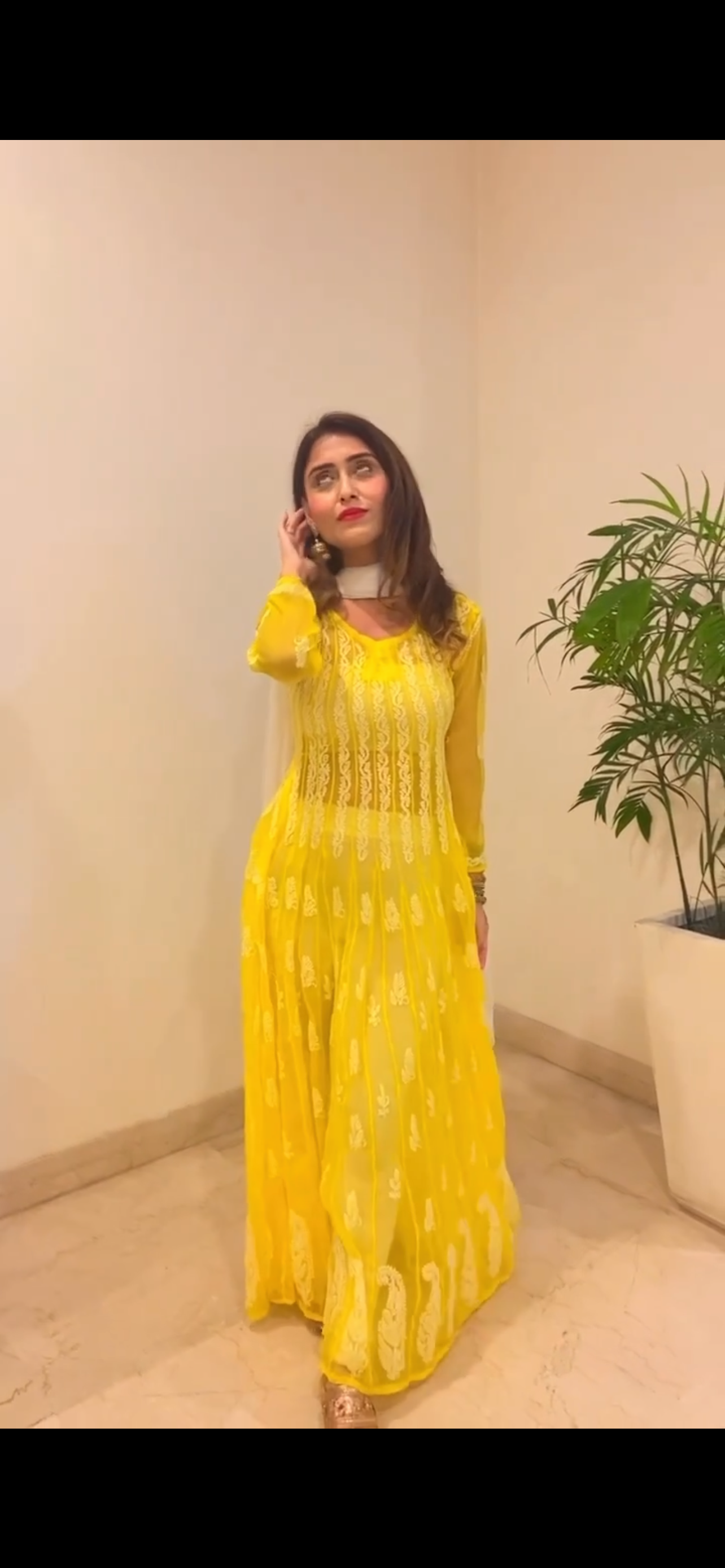 Adira Georgette Anarkali