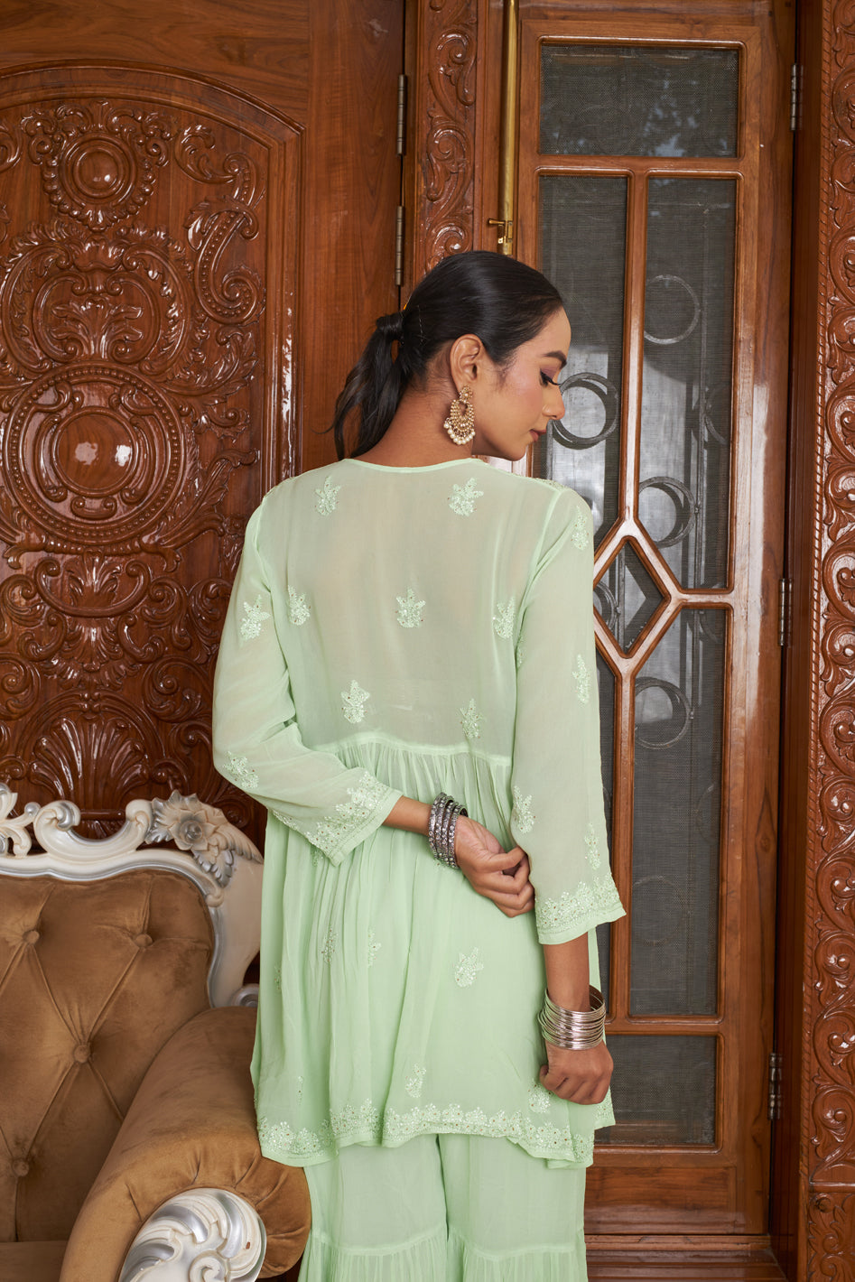 Aahana Premium Gharara Set