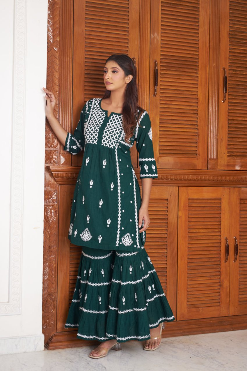 Rabia gharara set