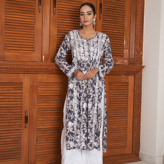 Laila Mulmul Kurta Set