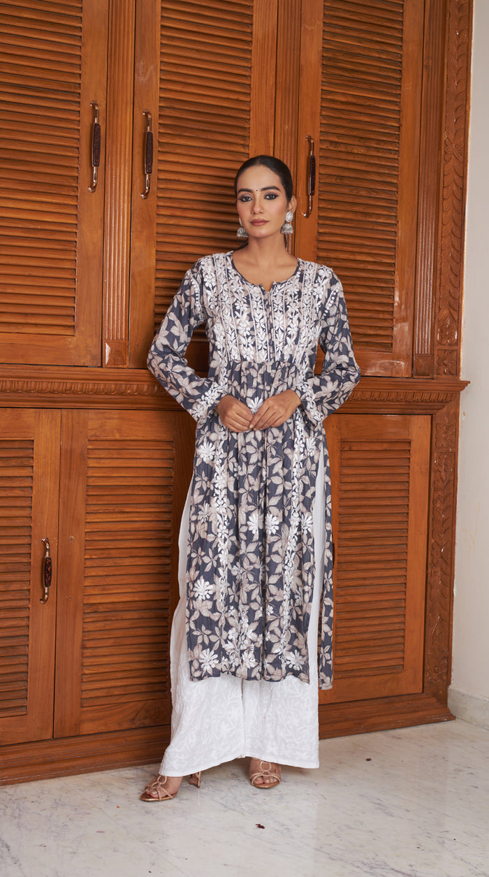 Laila Mulmul Kurta Set