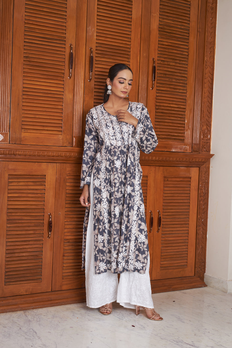 Laila Mulmul Kurta Set