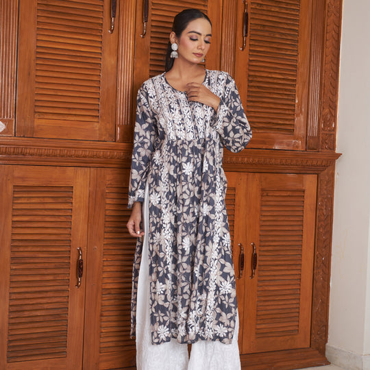 Laila Mulmul Kurta Set