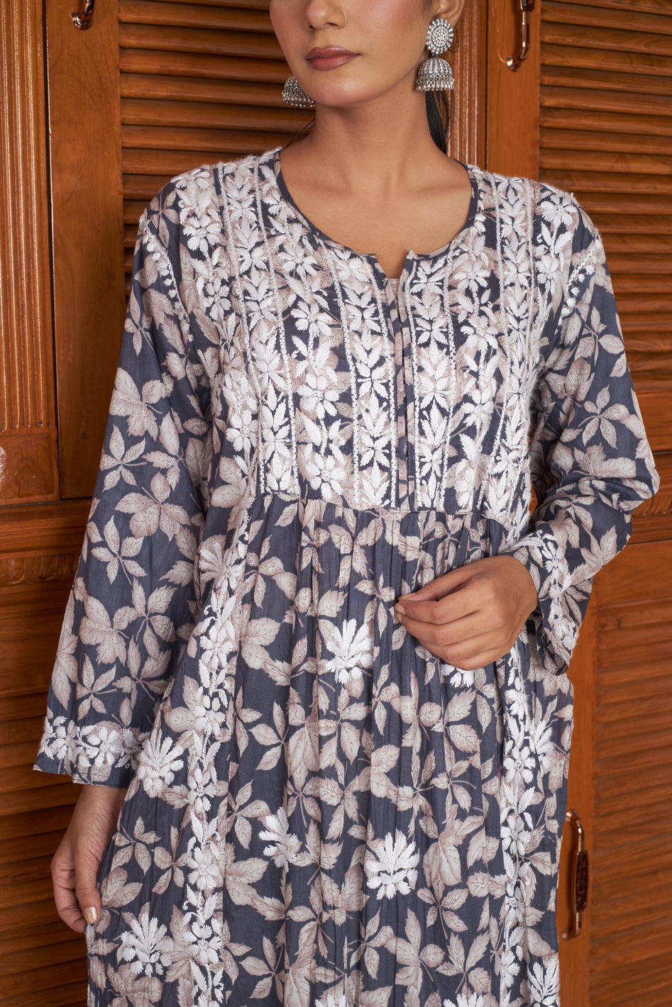 Laila Mulmul Kurta Set