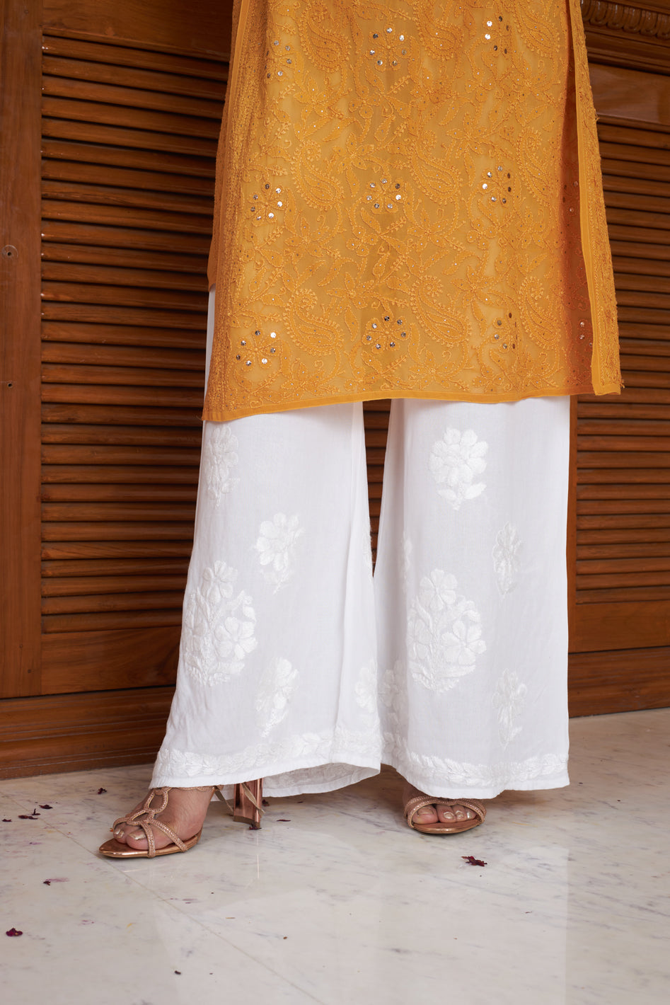 Alina Mukaish Pure Georgette Kurta