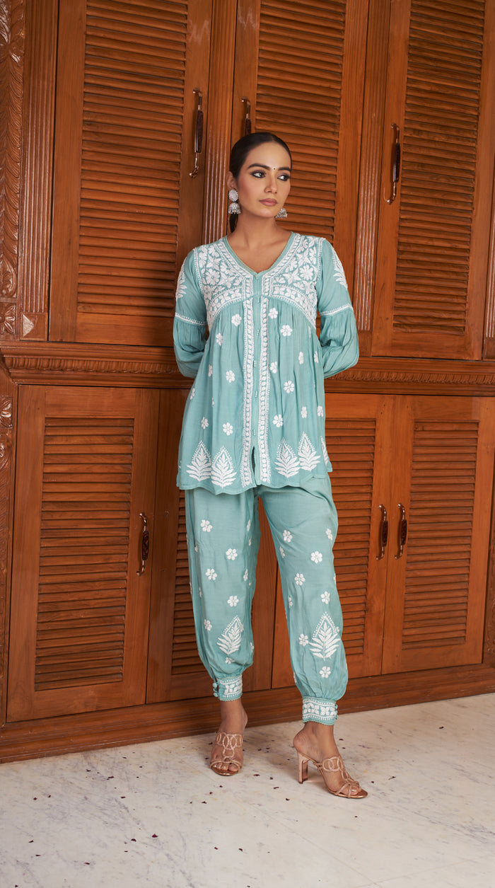 Nyra Pure Muslin Co-ord Set