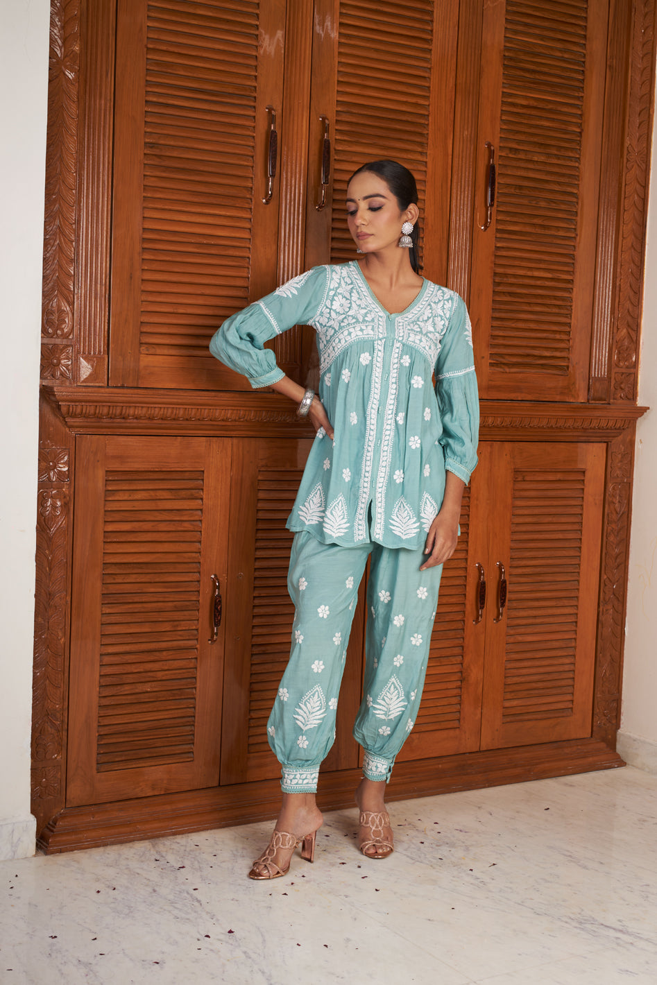 Nyra Pure Muslin Co-ord Set