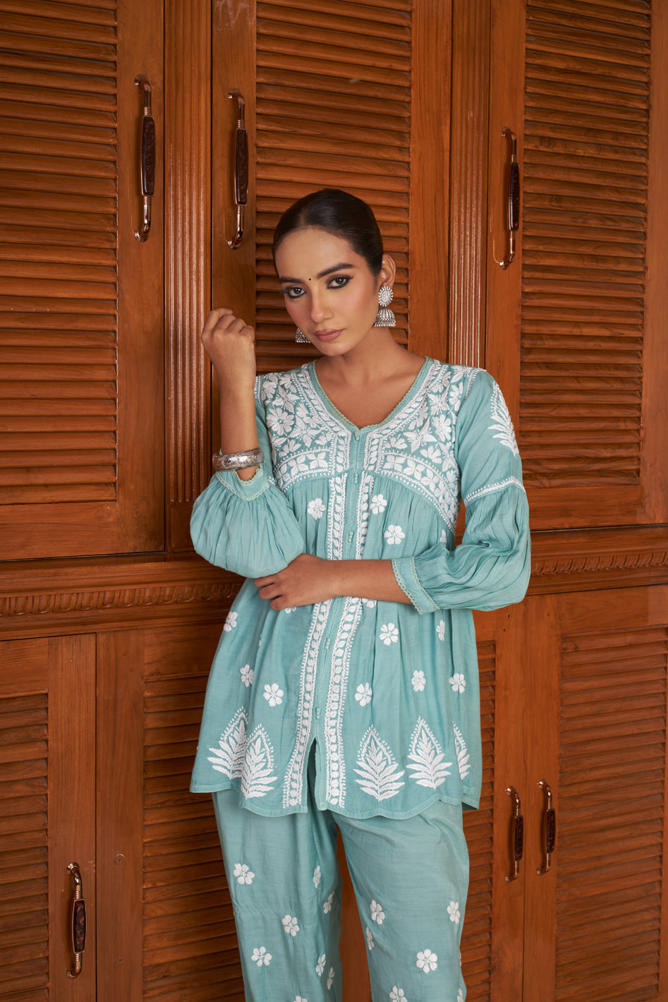 Nyra Pure Muslin Co-ord Set