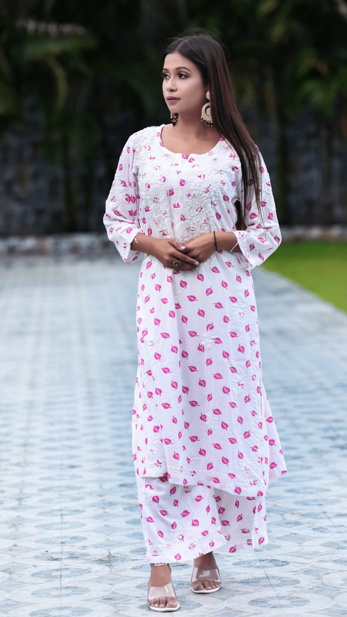 Azara Chikankari co-ord set