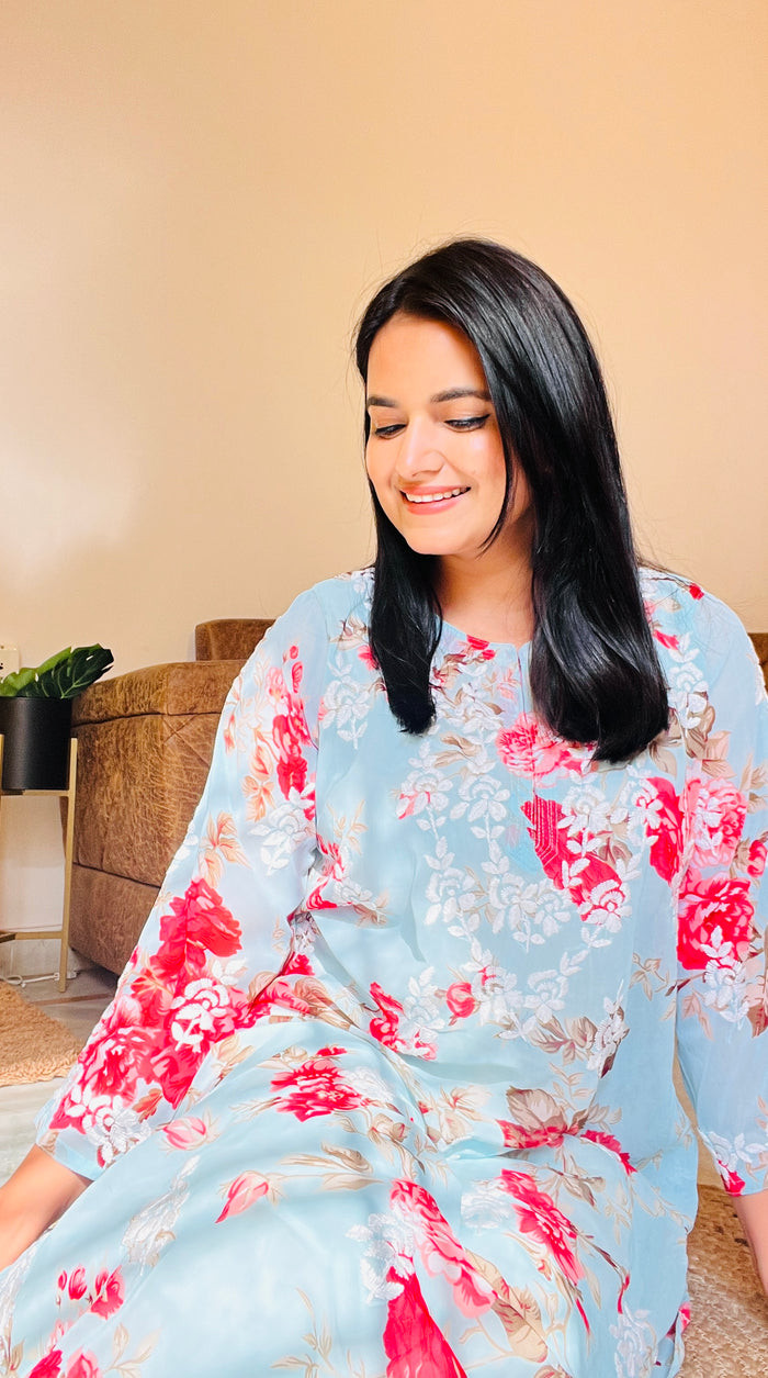 Jasmine Floral kurta