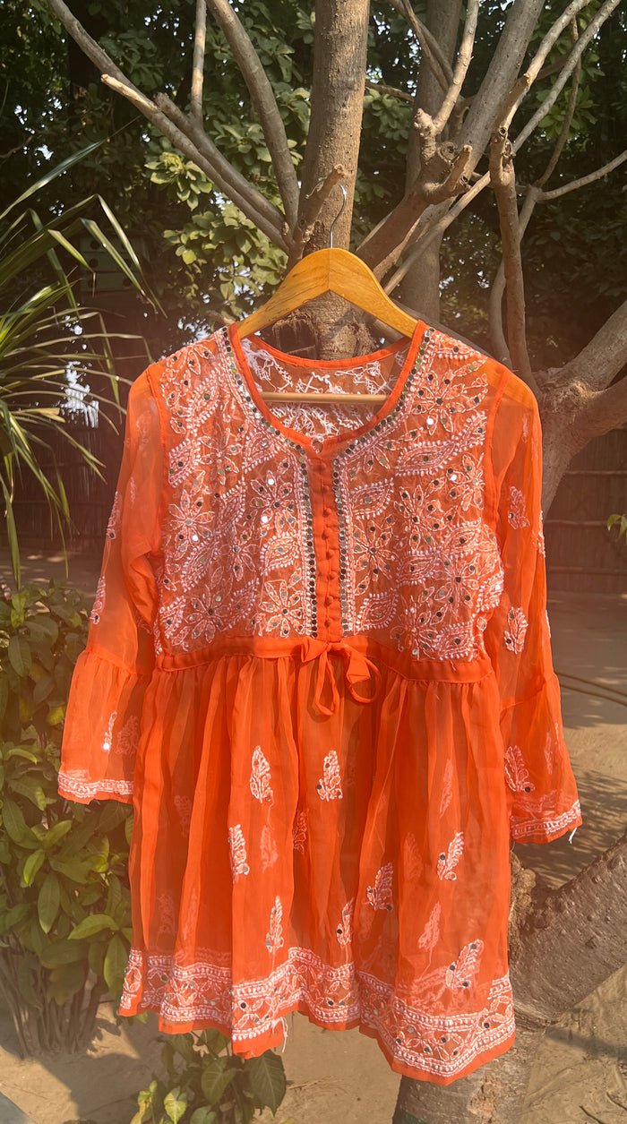 Aliza short mirror kurti