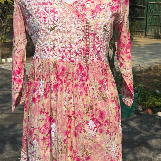 Heena mulmul short kurta