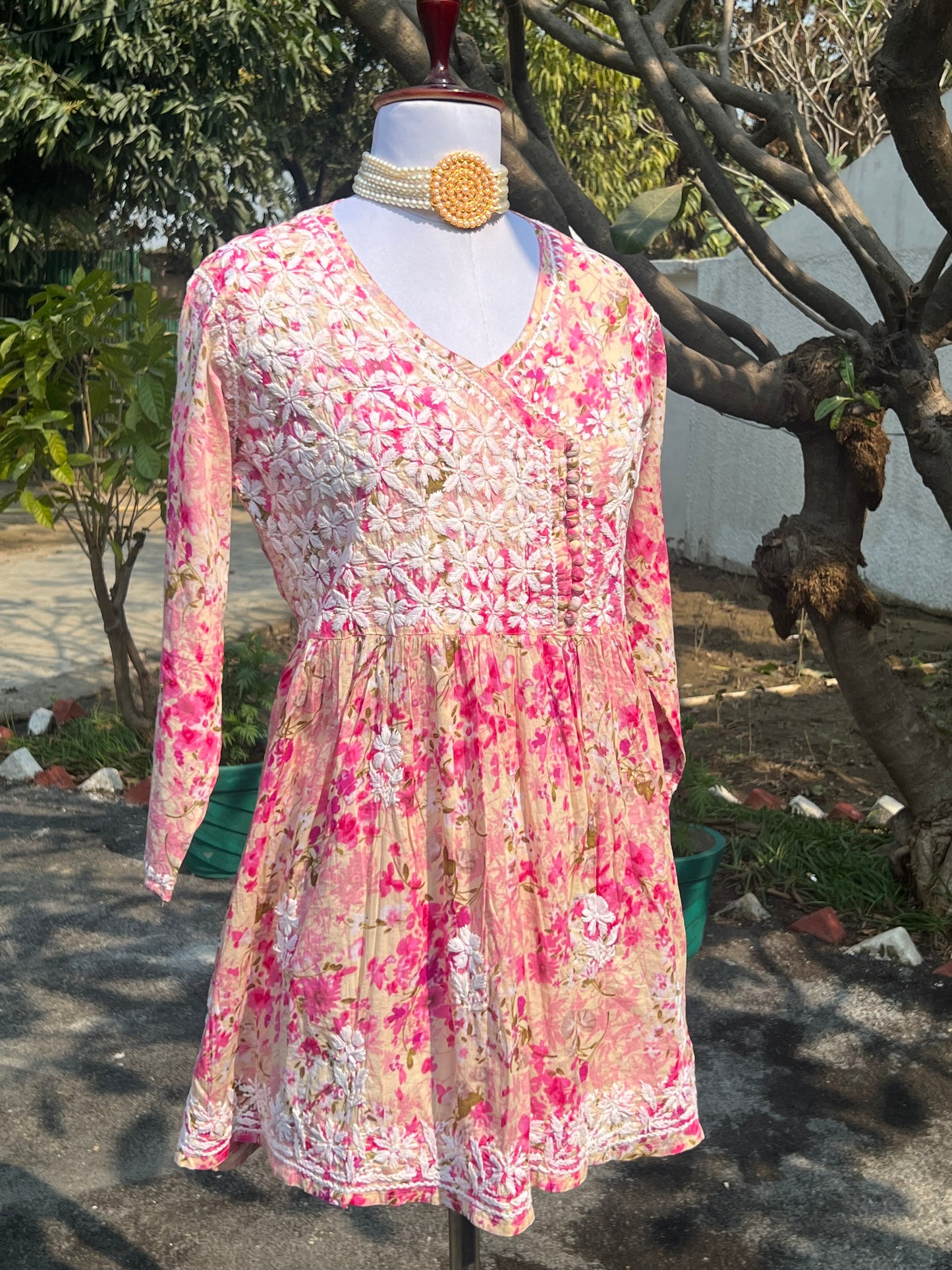 Heena mulmul short kurta