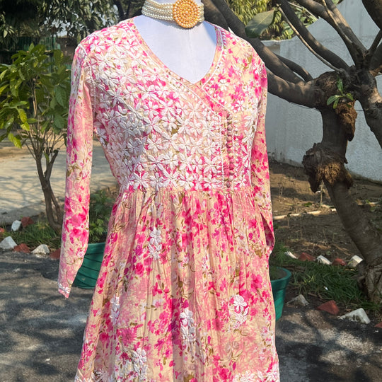 Heena mulmul short kurta