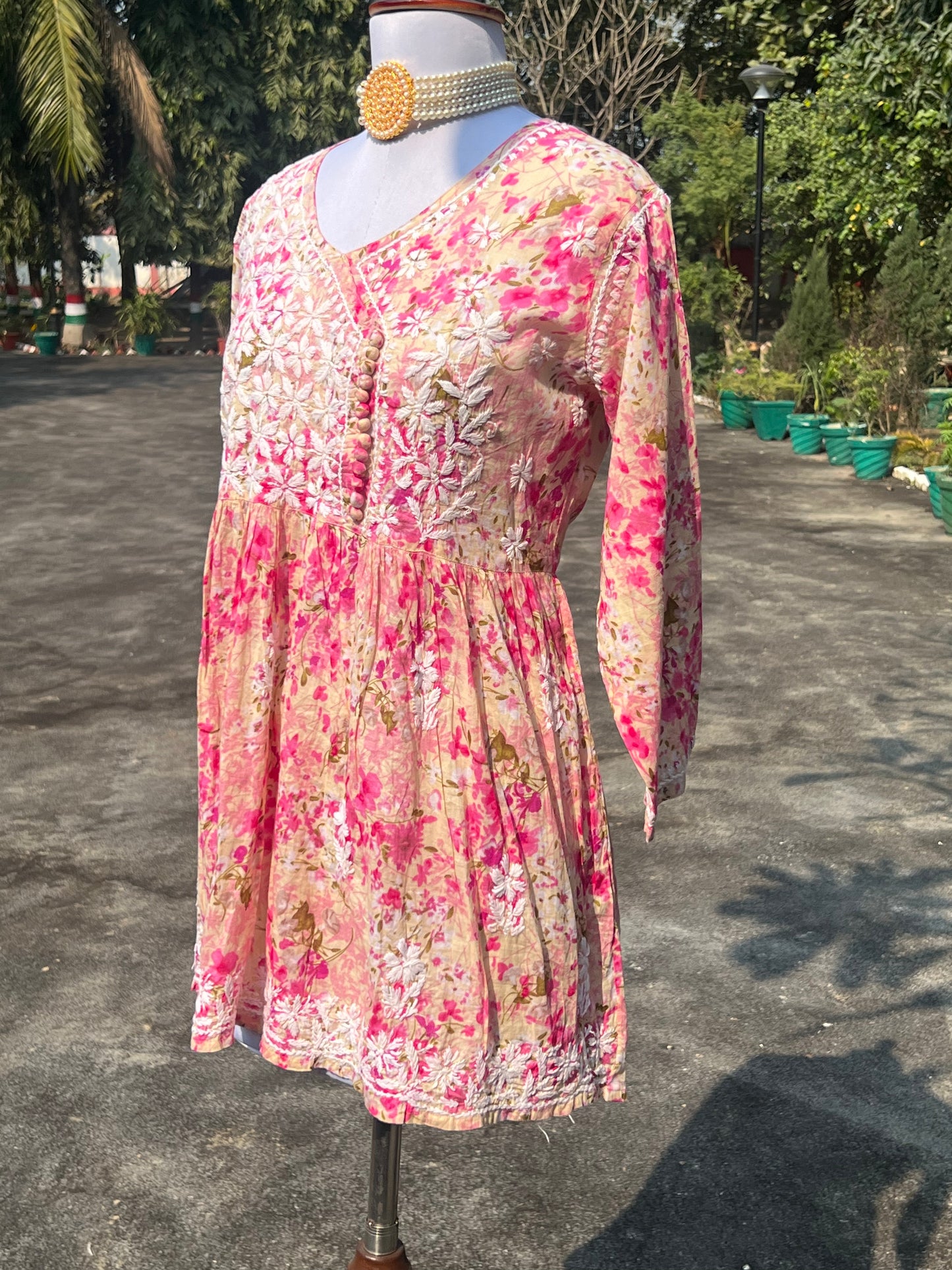 Heena mulmul short kurta