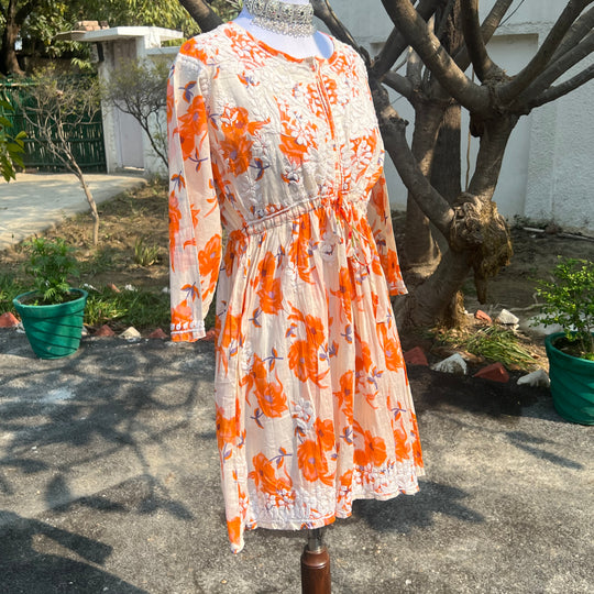 Heena short mulmul kurta