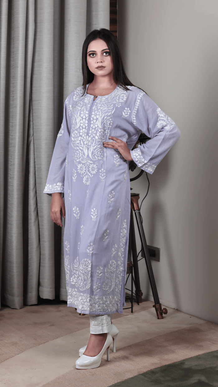 Safa Modal Lavender Kurti