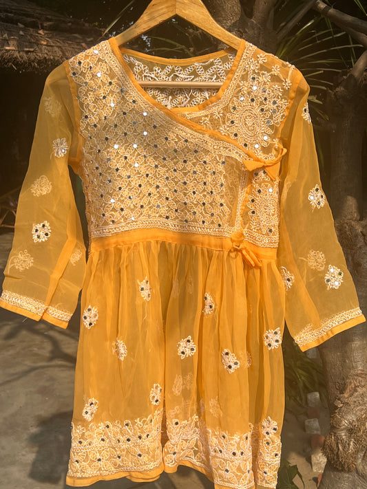 Aliza short mirror kurti