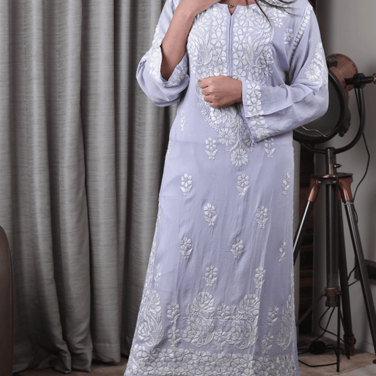 Safa Modal Lavender Kurti