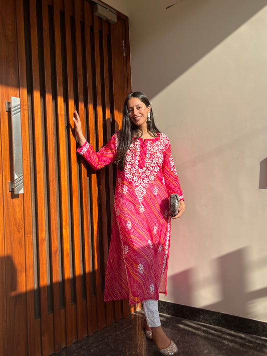 Jaipuri Kota lahariya kurti