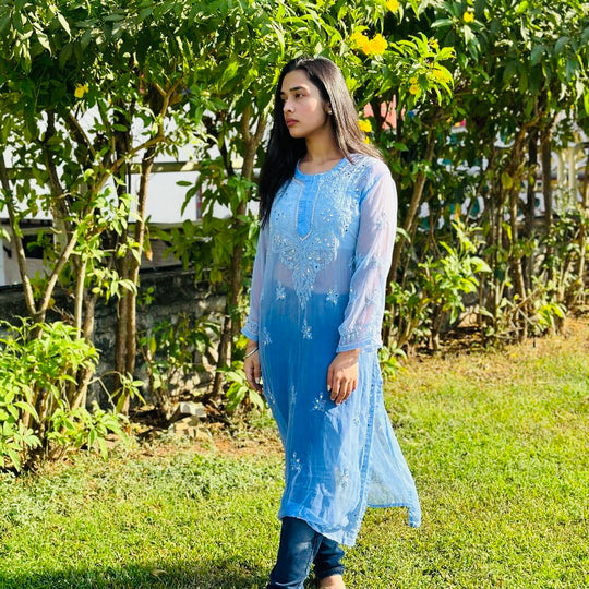 Amaira Georgette kurti