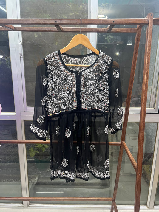 Aliza short mirror kurti